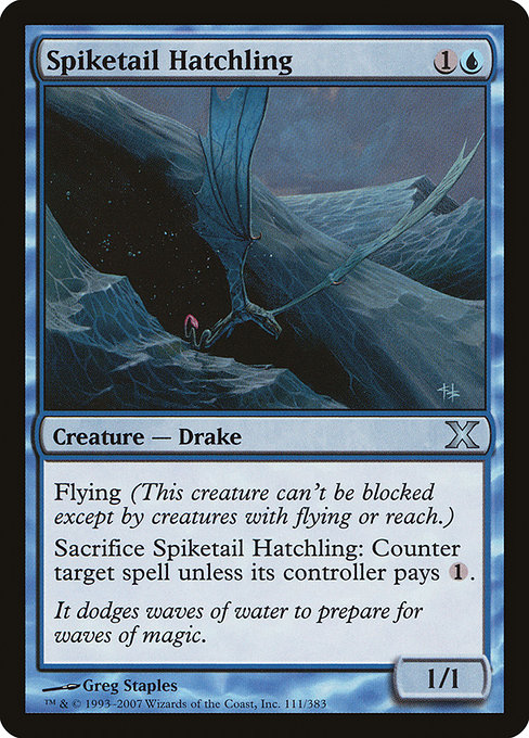 Spiketail Hatchling - Tenth Edition Uncommon Card
