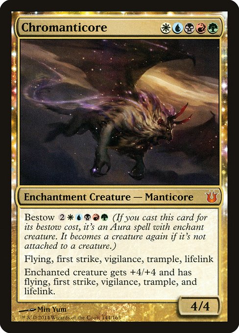 Chromanticore - Born of the Gods Mythic Card