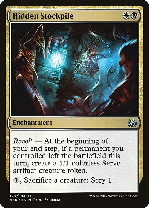 Hidden Stockpile - Aether Revolt Uncommon Card