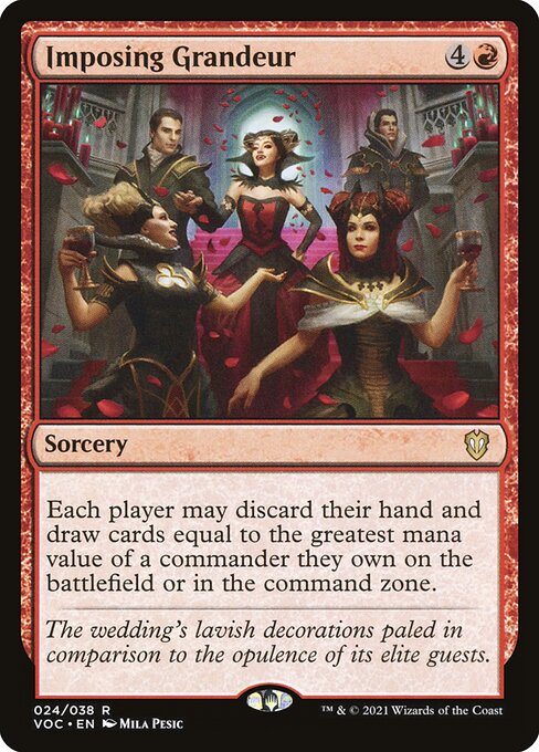 Imposing Grandeur - Crimson Vow Commander Rare Card