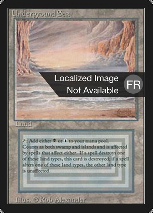Underground Sea - Foreign Black Border Rare Card