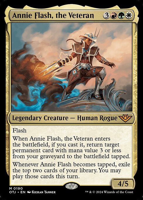Annie Flash, the Veteran - Outlaws of Thunder Junction Mythic Card