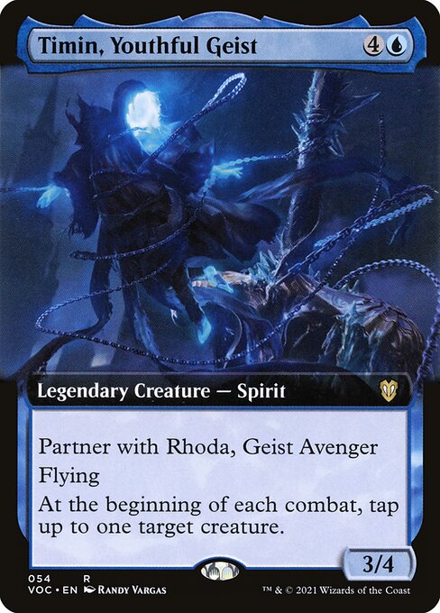 Timin, Youthful Geist - Crimson Vow Commander Rare Card