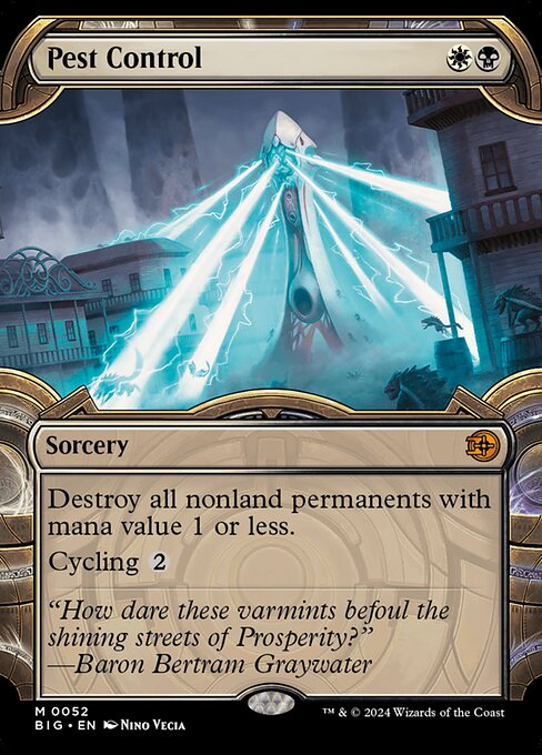Pest Control - The Big Score Mythic Card