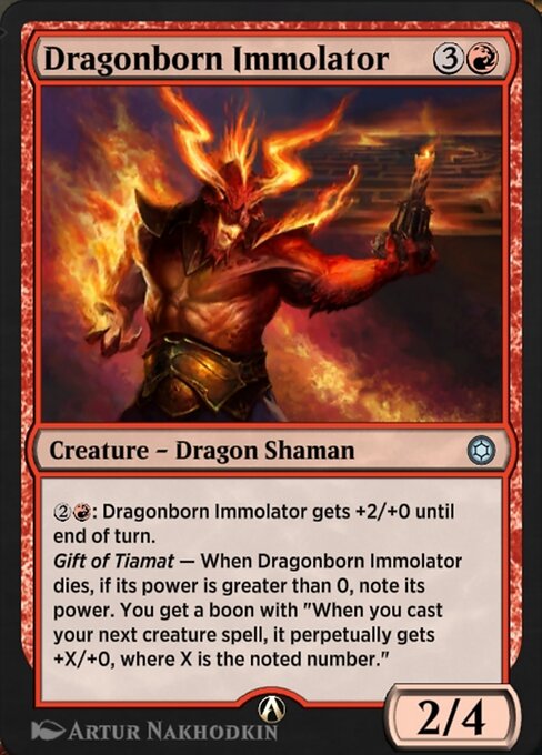 Dragonborn Immolator - Alchemy Horizons: Baldur's Gate Uncommon Card