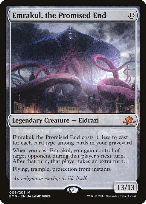 Emrakul, the Promised End - Eldritch Moon Mythic Card