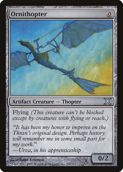 Ornithopter - Tenth Edition Uncommon Card