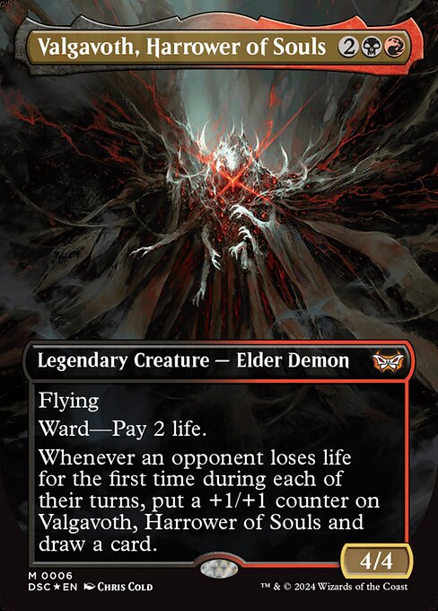 Valgavoth, Harrower of Souls - Duskmourn: House of Horror Commander Mythic Card