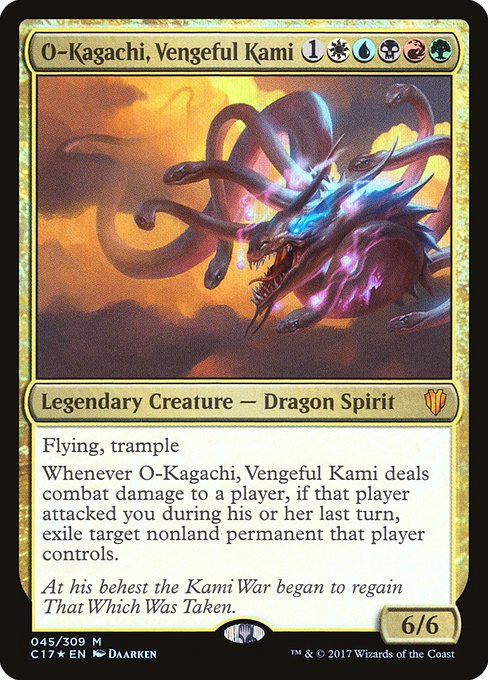 O-Kagachi, Vengeful Kami - Commander 2017 Mythic Card