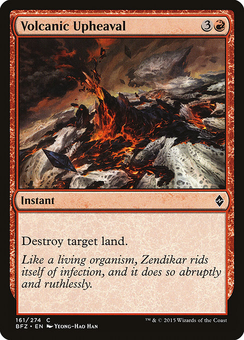 Volcanic Upheaval - Battle for Zendikar Common Card