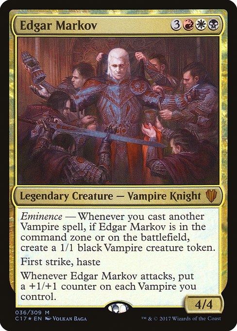 Edgar Markov - Commander 2017 Mythic Card