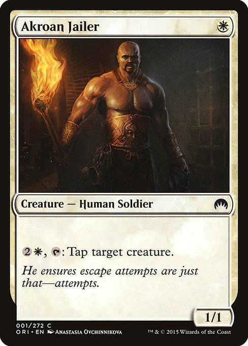 Akroan Jailer - Magic Origins Common Card