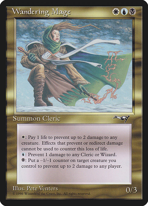Wandering Mage - Alliances Rare Card