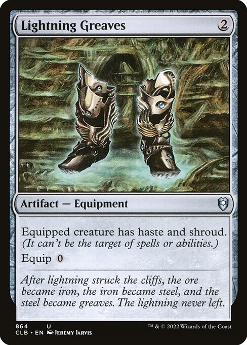 Lightning Greaves - Commander Legends: Battle for Baldur's Gate Uncommon Card