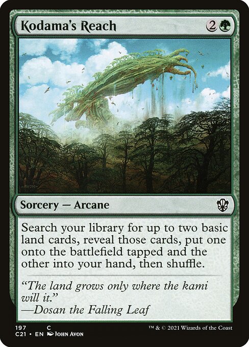 Kodama's Reach - Commander 2021 Common Card