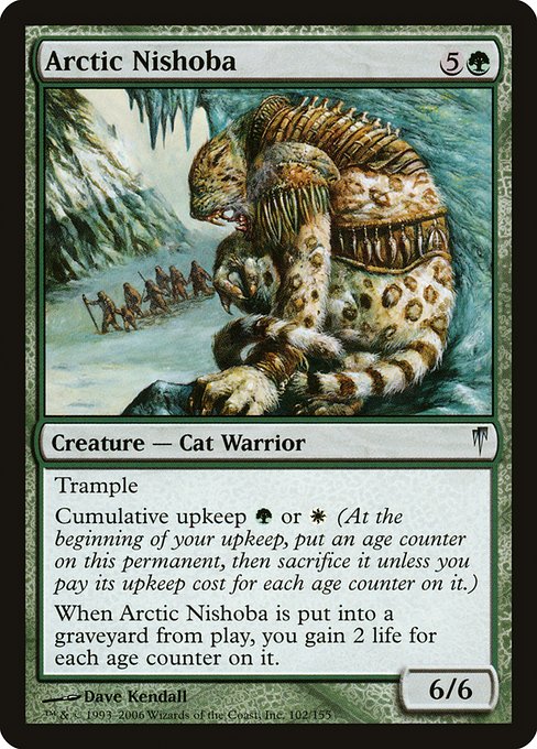 Arctic Nishoba - Coldsnap Uncommon Card