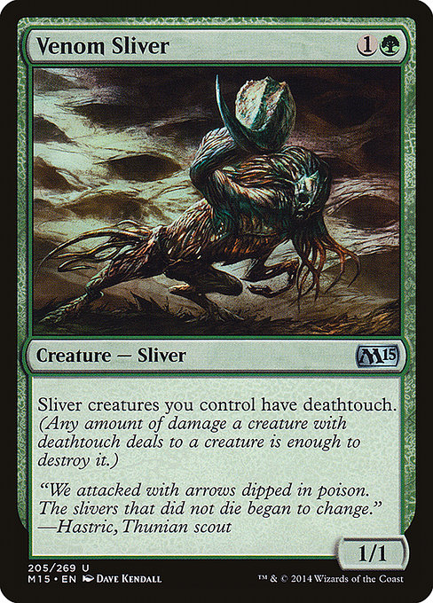 Venom Sliver - Magic 2015 Uncommon Card