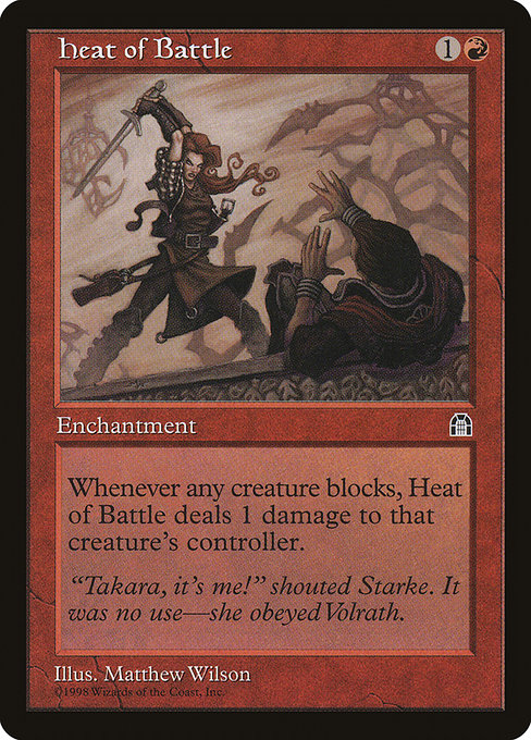 Heat of Battle - Stronghold Uncommon Card
