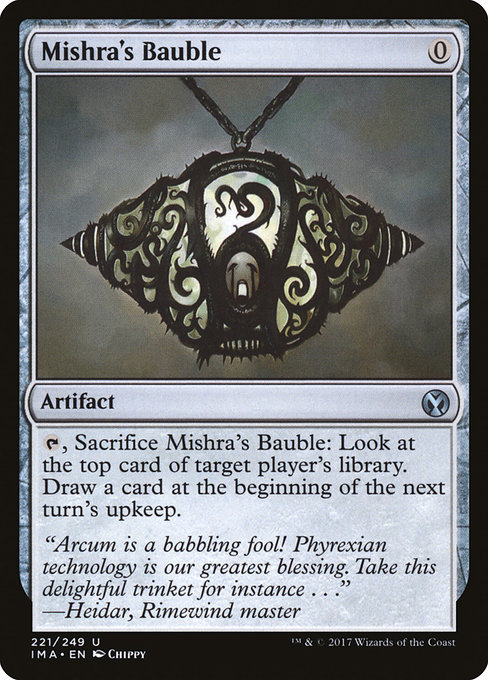 Mishra's Bauble - Iconic Masters Uncommon Card