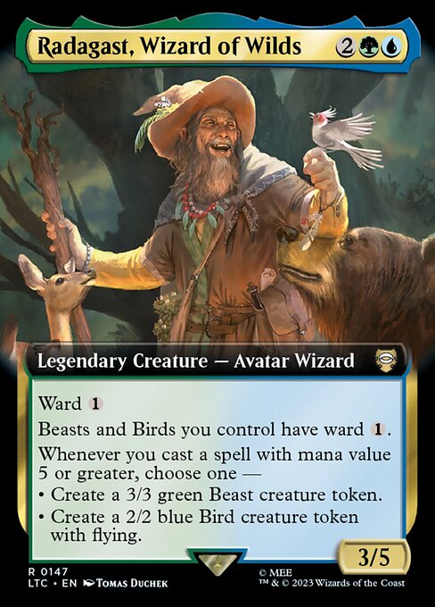 Radagast, Wizard of Wilds - Tales of Middle-earth Commander Rare Card