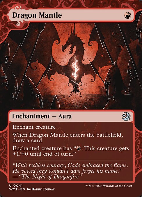 Dragon Mantle - Wilds of Eldraine: Enchanting Tales Uncommon Card