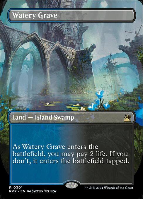 Watery Grave - Ravnica Remastered Rare Card