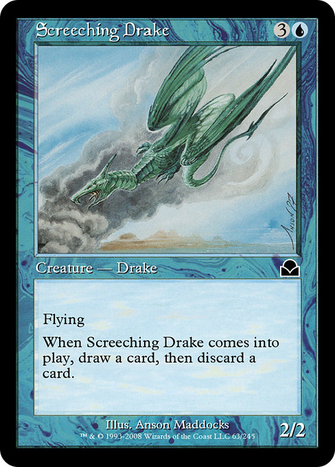 Screeching Drake - Masters Edition II Common Card