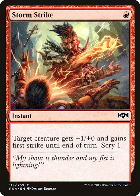 Storm Strike - Ravnica Allegiance Common Card