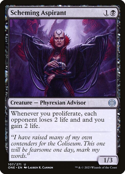 Scheming Aspirant - Phyrexia: All Will Be One Uncommon Card