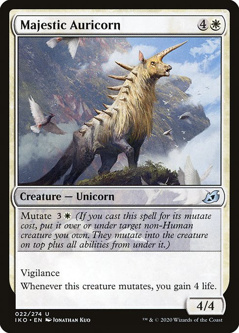 Majestic Auricorn - Ikoria: Lair of Behemoths Uncommon Card