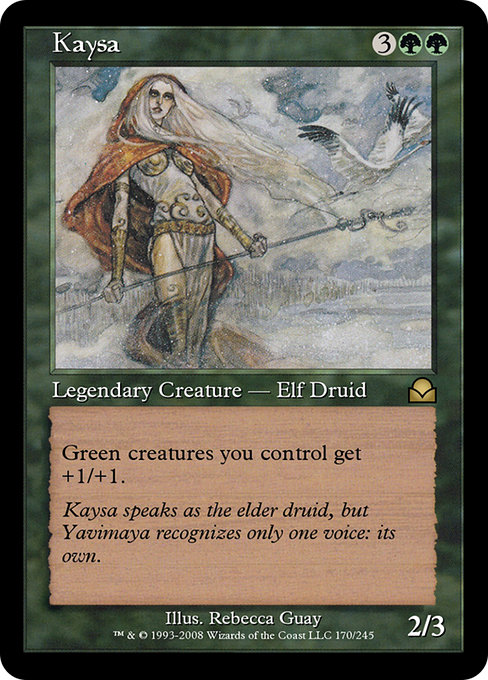 Kaysa - Masters Edition II Rare Card