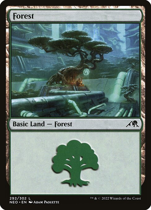 Forest - Kamigawa: Neon Dynasty Common Card