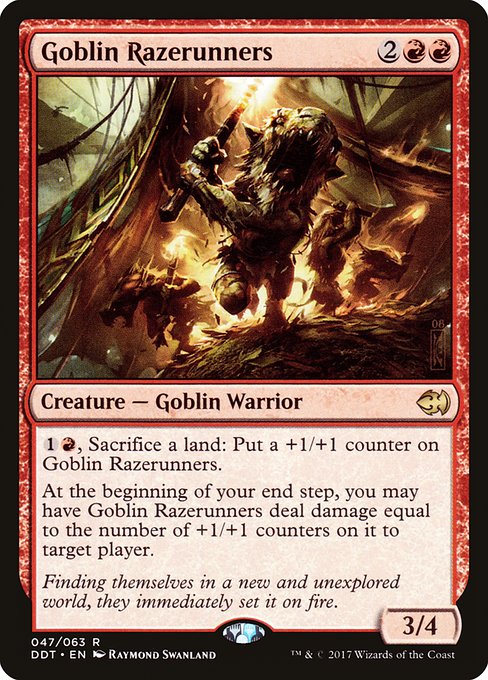 Goblin Razerunners - Duel Decks: Merfolk vs. Goblins Rare Card