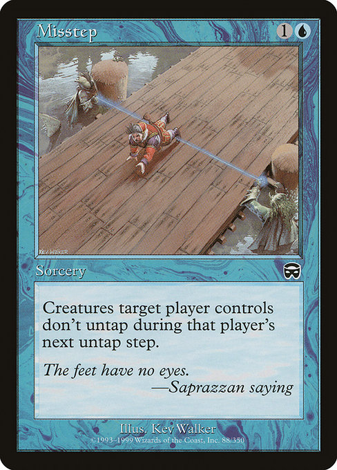 Misstep - Mercadian Masques Common Card