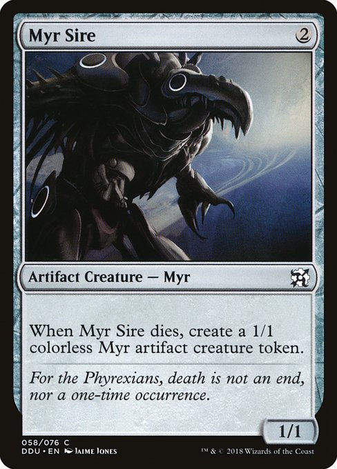 Myr Sire - Duel Decks: Elves vs. Inventors Common Card
