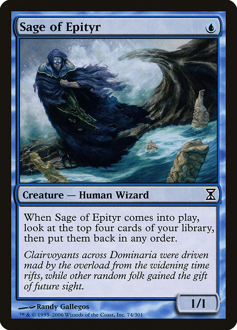Sage of Epityr - Time Spiral Common Card