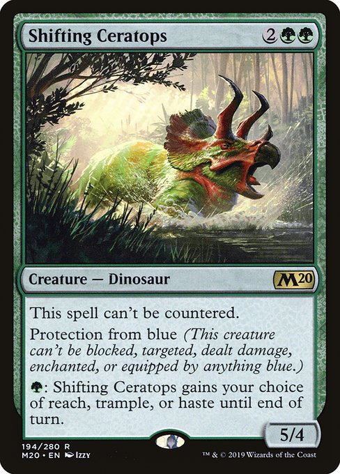 Shifting Ceratops - Core Set 2020 Rare Card