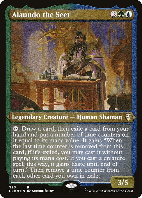 Alaundo the Seer - Commander Legends: Battle for Baldur's Gate Rare Card