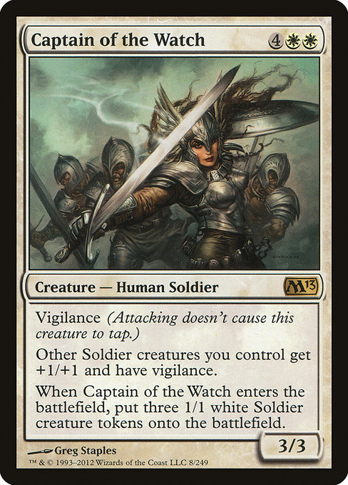 Captain of the Watch - Magic 2013 Rare Card