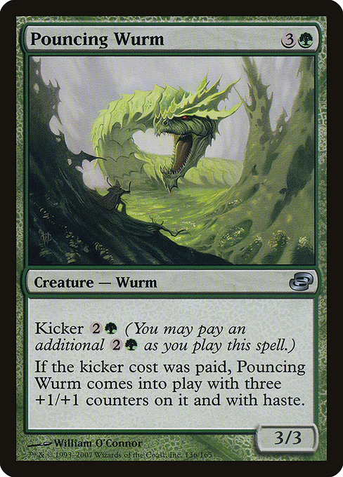 Pouncing Wurm - Planar Chaos Uncommon Card