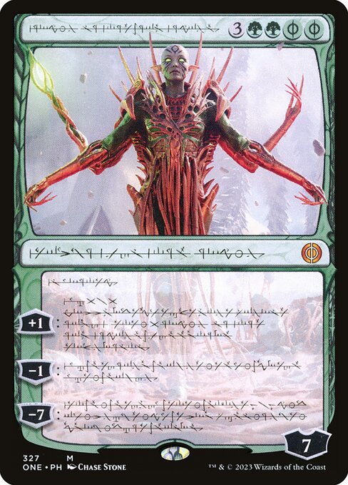 Nissa, Ascended Animist - Phyrexia: All Will Be One Mythic Card