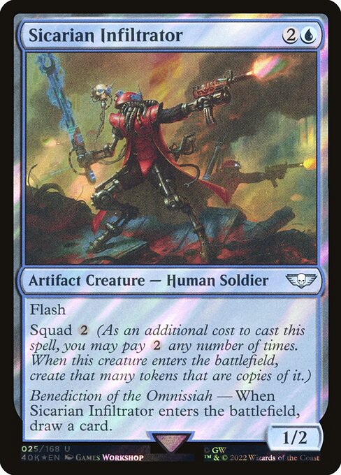 Sicarian Infiltrator - Warhammer 40,000 Commander Uncommon Card