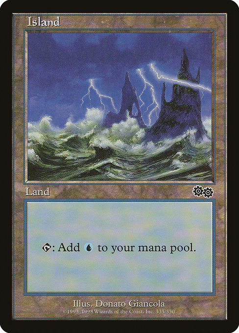 Island - Urza's Saga Common Card