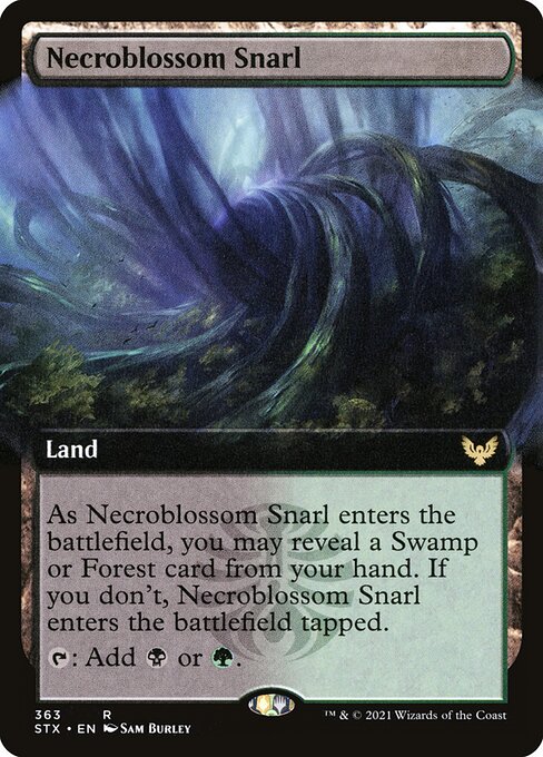 Necroblossom Snarl - Strixhaven: School of Mages Rare Card