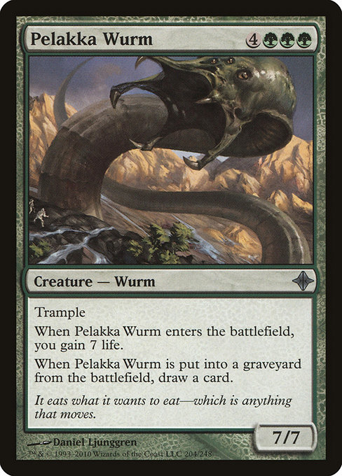 Pelakka Wurm - Rise of the Eldrazi Uncommon Card