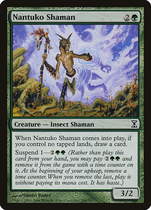 Nantuko Shaman - Time Spiral Common Card