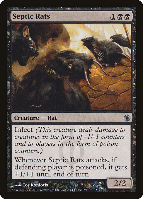 Septic Rats - Mirrodin Besieged Uncommon Card