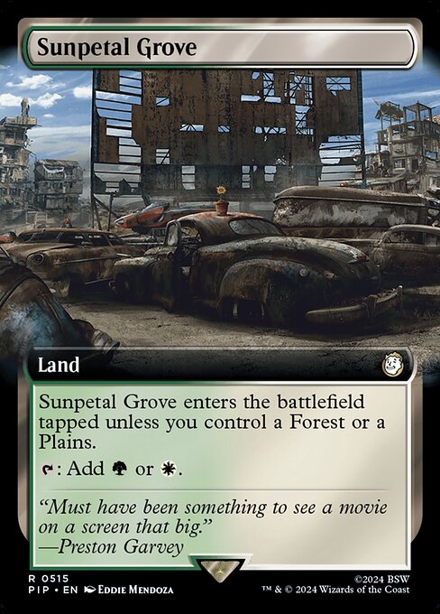 Sunpetal Grove - Fallout Rare Card