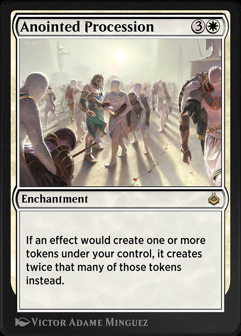 Anointed Procession - Amonkhet Remastered Rare Card