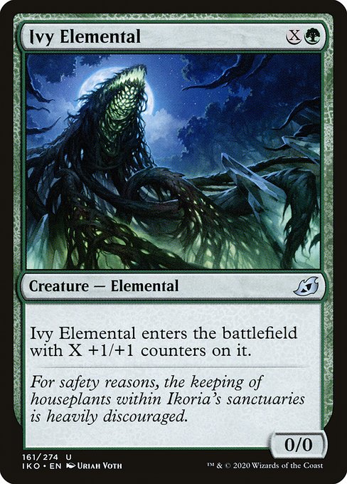 Ivy Elemental - Ikoria: Lair of Behemoths Uncommon Card